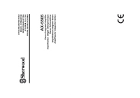 Sherwood AX-5505-Owners-Manual